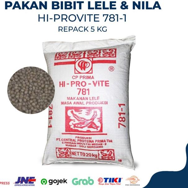 Pelet Pakan Bibit Ikan Lele Nila 781-1 Per 5kg