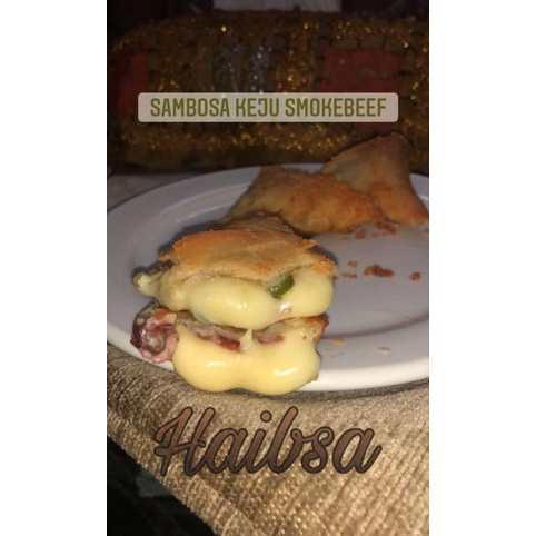 

Sambosa Keju Smoke Beef Haibsa