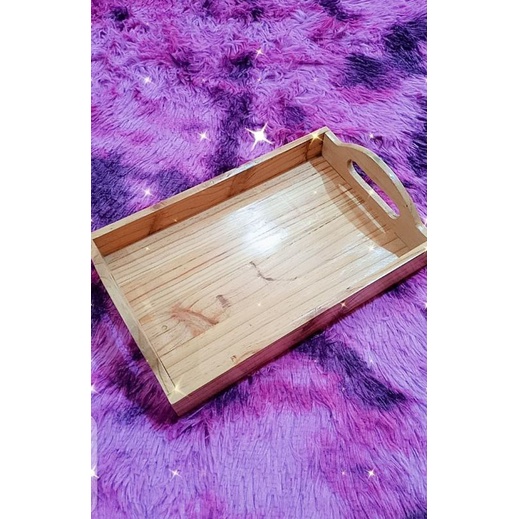 Nampan kayu jati belanda