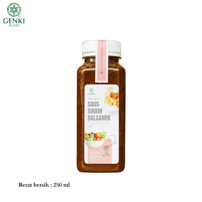 

Salad Elixir Balsamic Vinaigrette (Homemade Salad Dressing) - 200 ml