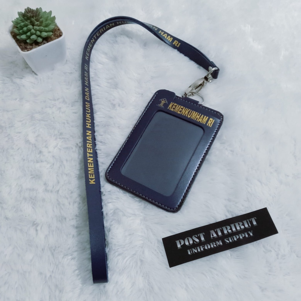 ID Card KEMENKUMHAM Lux Kulit / Tempat ID Card Pengayoman / Atribut Kumham/ Atribut Lapas