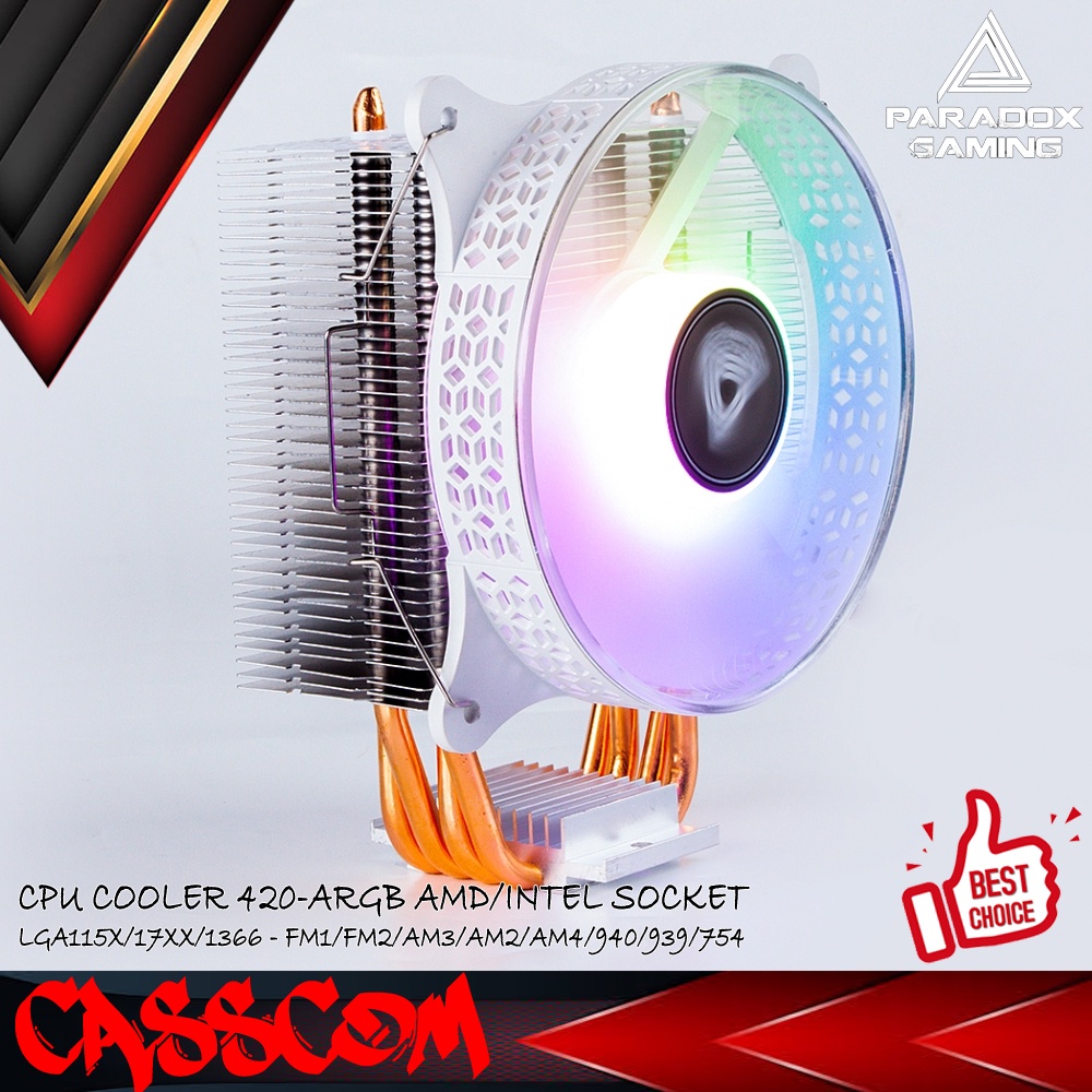 Paradox Gaming Hypersonic Cpu Cooler 420 Argb Led Terbaru