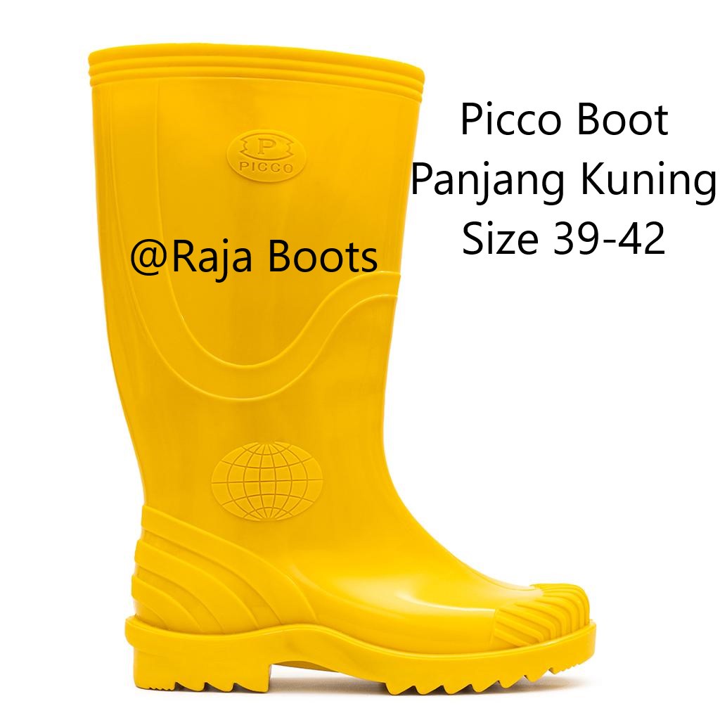 Sepatu Boot Panjang Kuning Picco Boot Proyek Picco