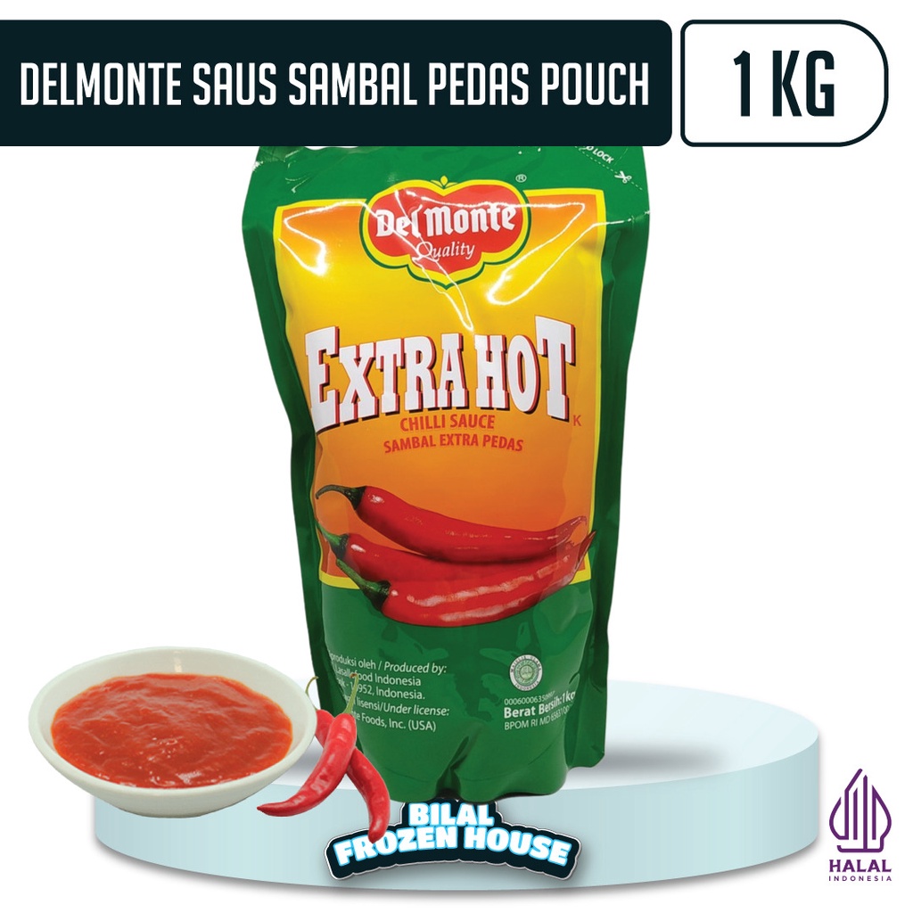 

Delmonte Saus 1kg - Saus Extra Hot - Saus Tomat