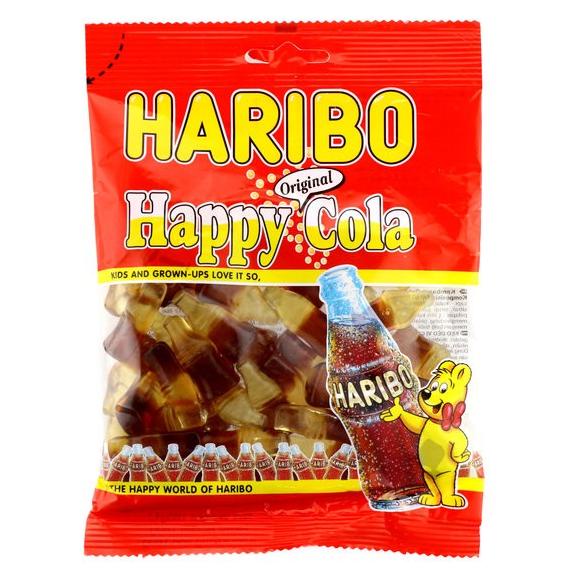 

TERLARIS HARIBO Happy Original Cola Jelly Candy 175gr /PERMEN LUNAK/PERMEN VIRAL/PERMEN MILO/PERMEN YUPI/PERMEN JADUL/PERMEN KARET