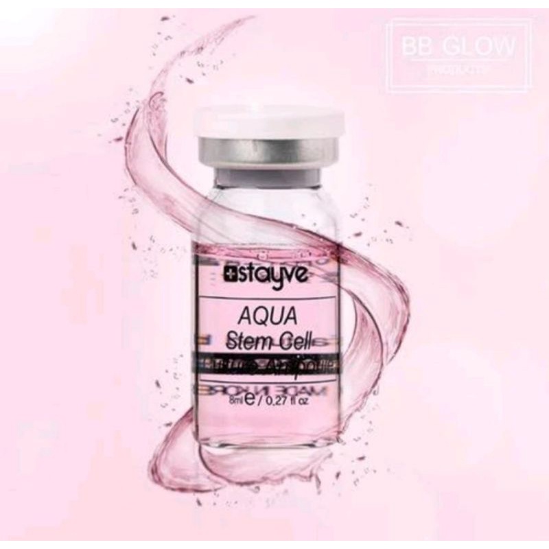 STAYVE AQUA STEM CELL CULTURE AMPOULE SERUM MTS / BB GLOW ECER ORIGINAL KOREA