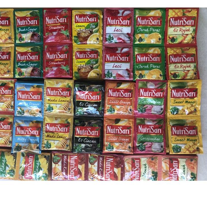 

㊕ NUTRISARI Aneka Rasa 1 Renceng isi 10 sachet ⇯