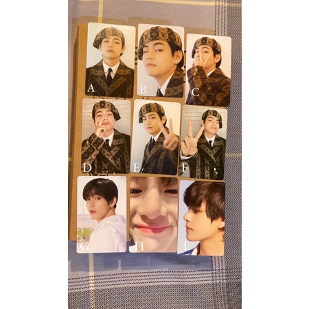 BTS PHOTOCARD OFFICIAL DICON V TAEHYUNG