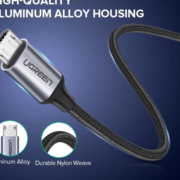 UGREEN Quick Charger 3.0 USB 18W Fast Charger With Micro USB Cable