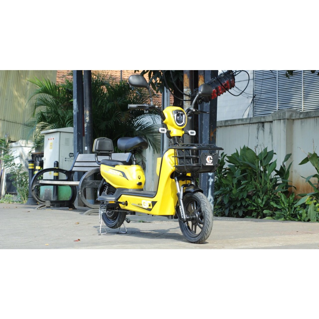 SEPEDA LISTRIK GODA 140 GOLDEN MONKEY 48 V 12 AH SPESIAL BATRE SWAB, DAYA ANGKUT 200KG DAN DINAMO 500 WATT