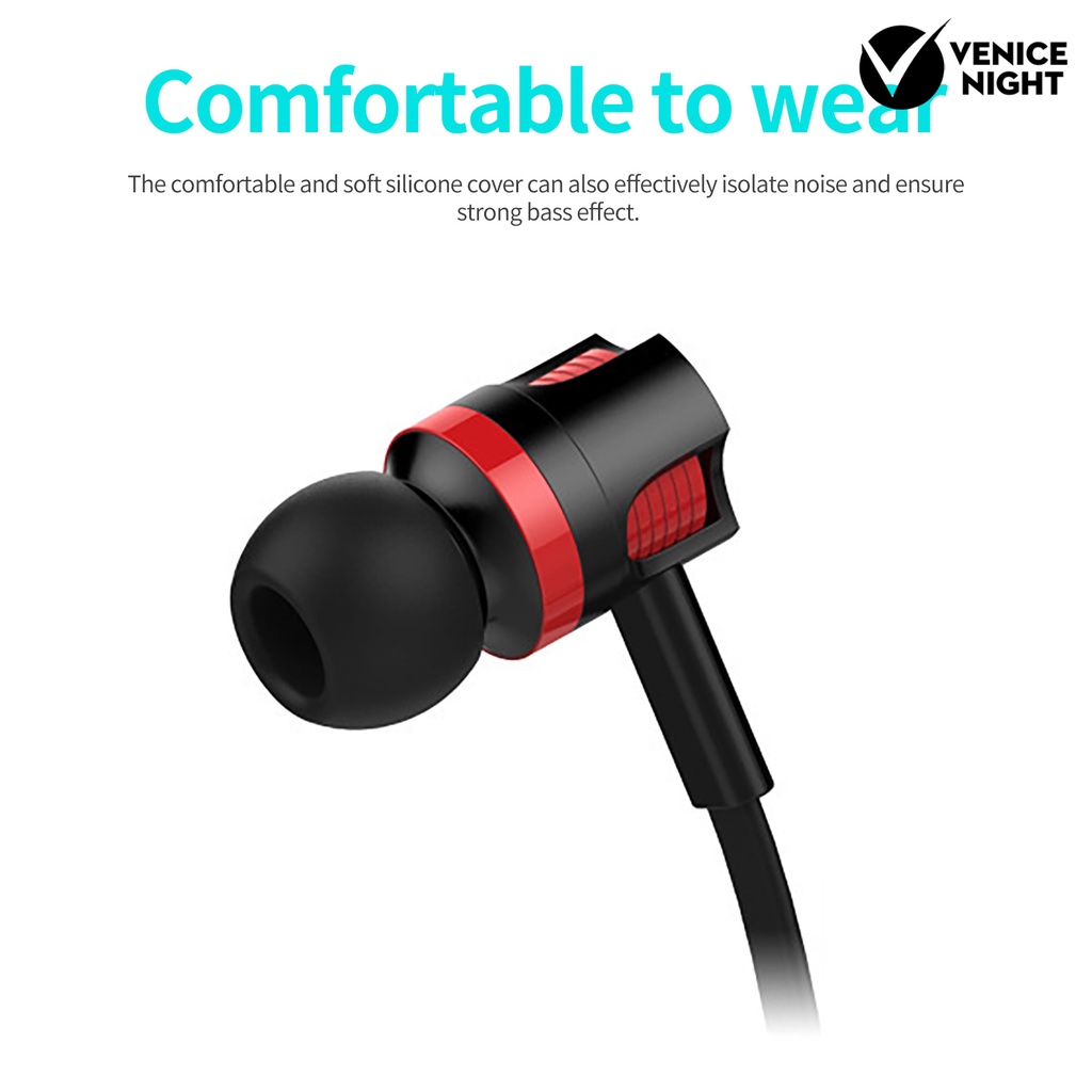 (VNEP) (Berkabel) JM26 Earbud High Fidelity Noise Cancelling Ringan 3.5mm Stereo Olahraga In-ear Earbud untuk Bermain Game