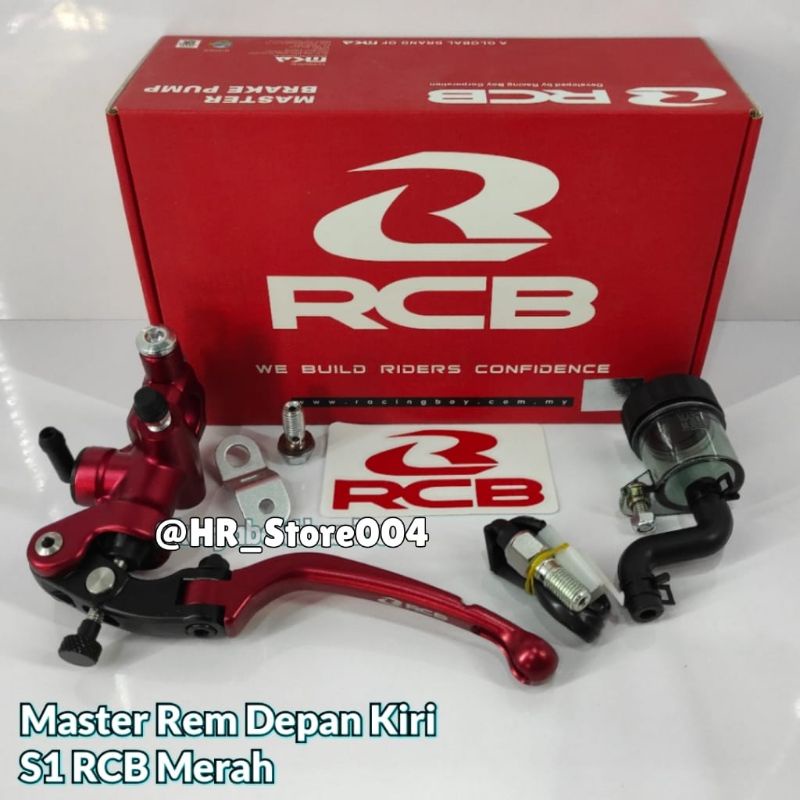 MASTER REM RCB S1 RADIAL TABUNG  KIRI MERAH