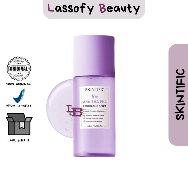 Skintific 5% AHA BHA PHA Exfoliating Toner - SKINTIFIC EXFO TONER