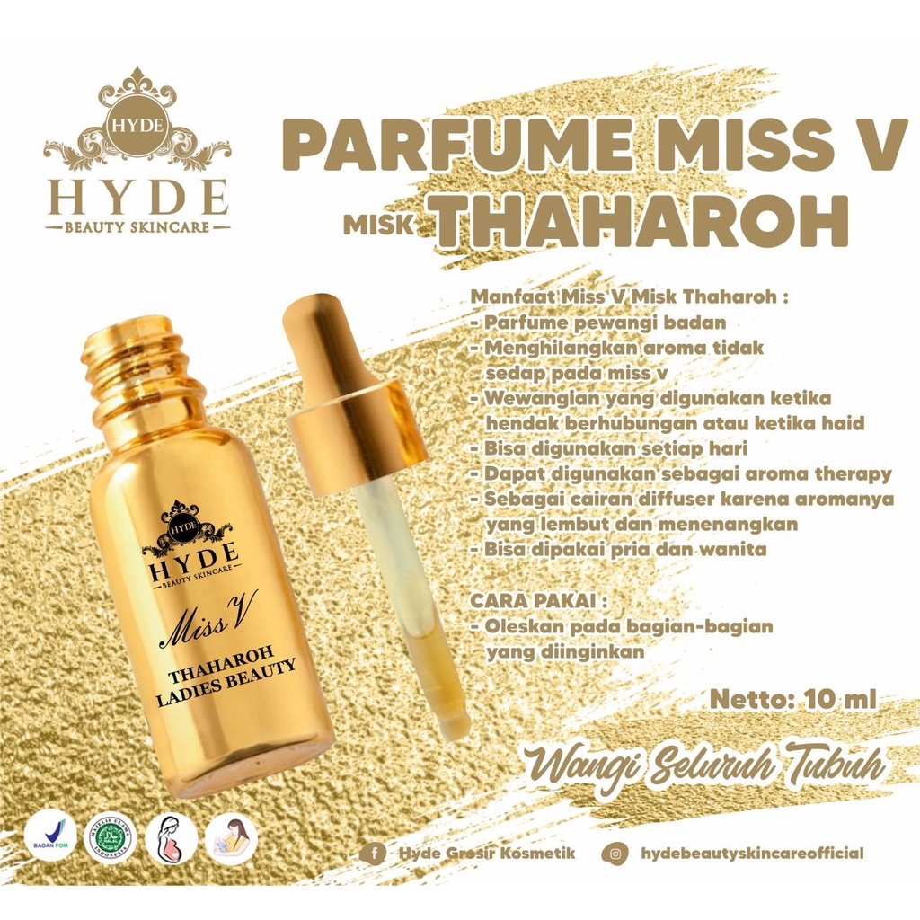 Hyde Skincare Parfume Miss V Thaharoh