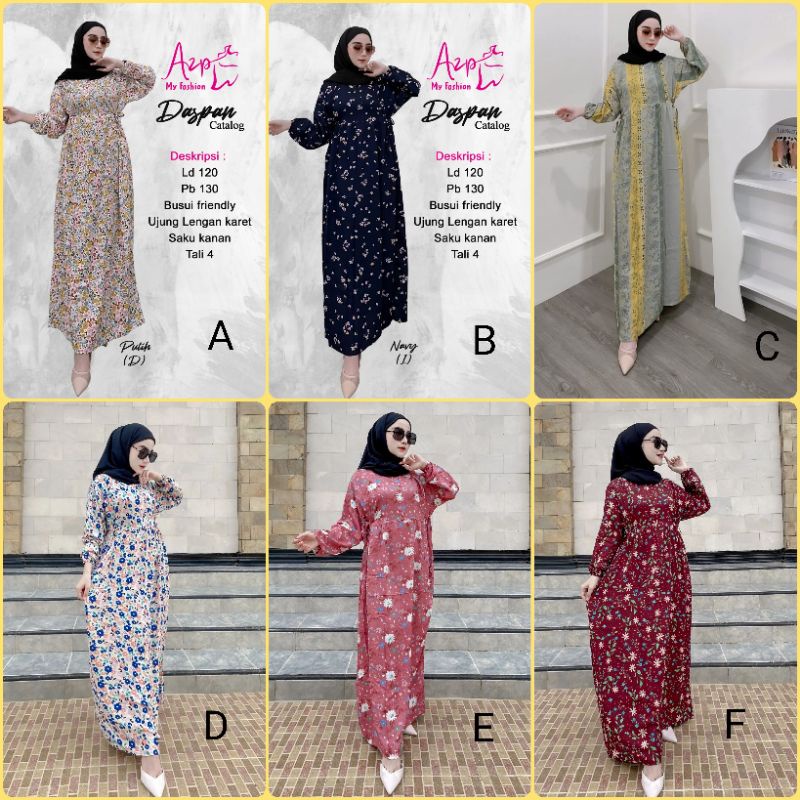 daster rayon azp motif