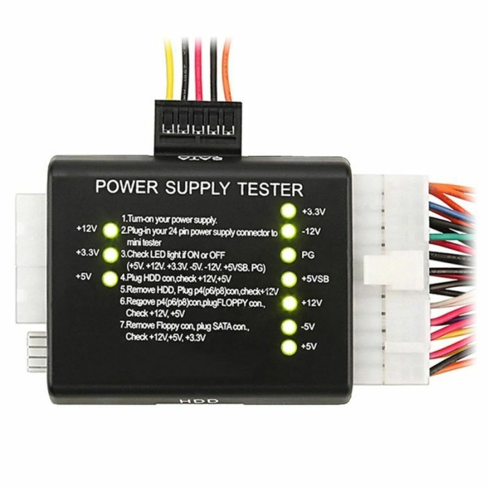 Power Supply Power Supply Tester Alat Cek Power Supply