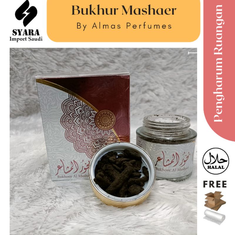 bakhoor bukhur Almas Al Mashaer original Almas perfumes