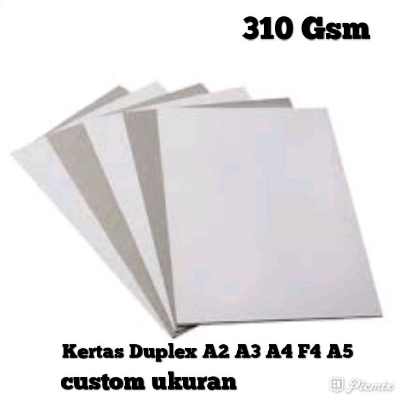 

Kertas Duplex 310gsm A2 A3 A4 F4 Ukuran Custom