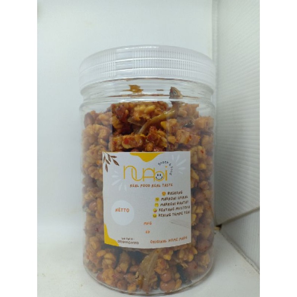 

NUABI Kering Tempe Teri Oreg Tempe Kering Pakai Teri 300 gram
