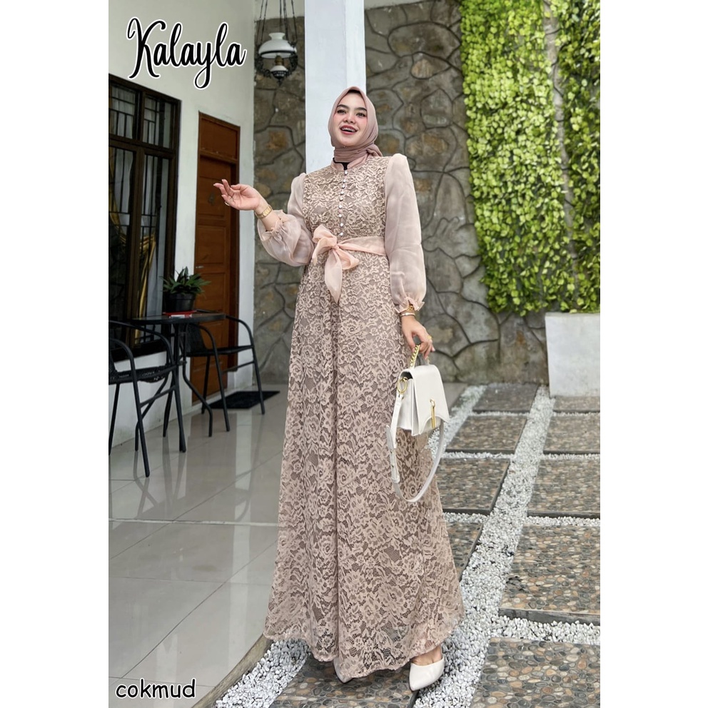 KALAYLA gamis kondangan gamis pesta muslimah bridemaid wisuda walimatul