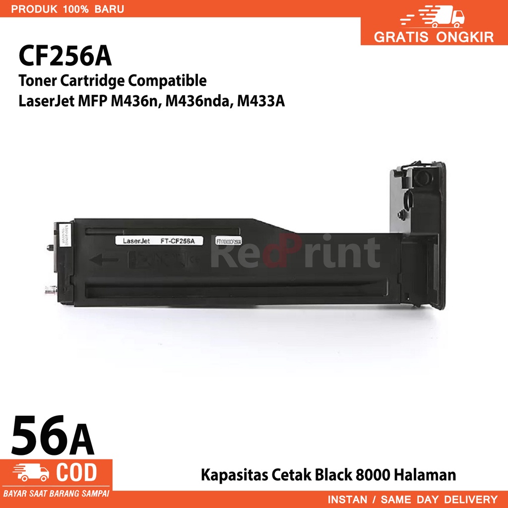 Toner Cartridge Compatible 56A printer LaserJet MFP M436n, M436nda, M433A