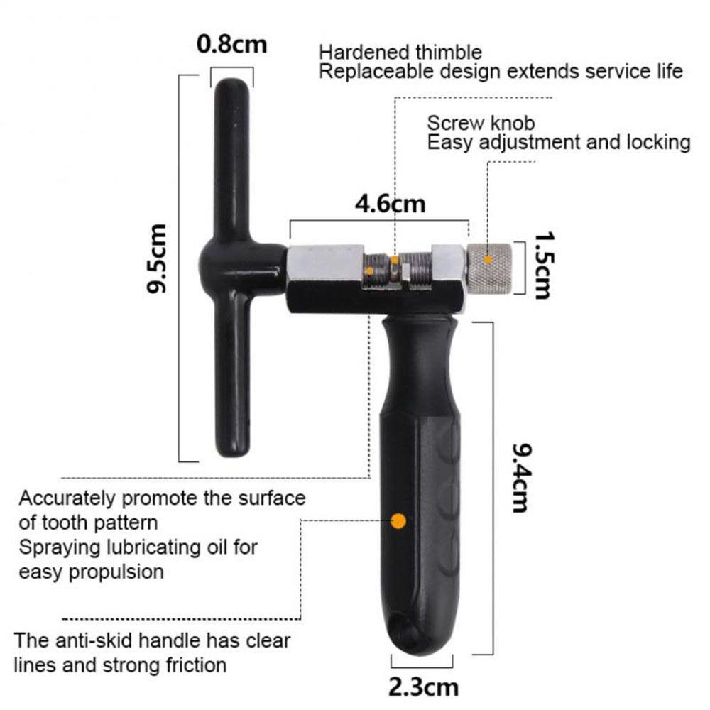 Lanfy Pin Rantai Sepeda Spliter Portable Alat Pemotong Rantai Chain Pin Breaker Sambungan Sepeda Pemutus Pemecah Pemecah Rantai