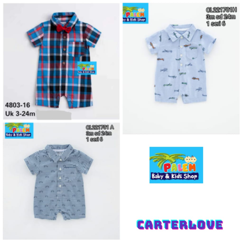 Carters original romper / jumper / baju kodok bayi kotak