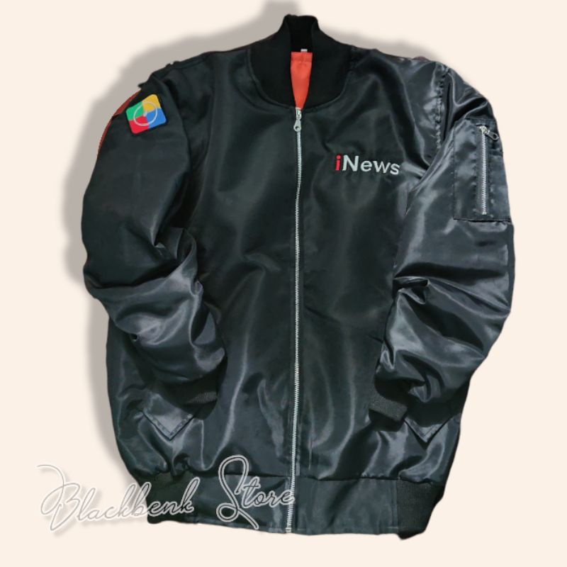 Jaket Inews mnc kemeja inews mnc group