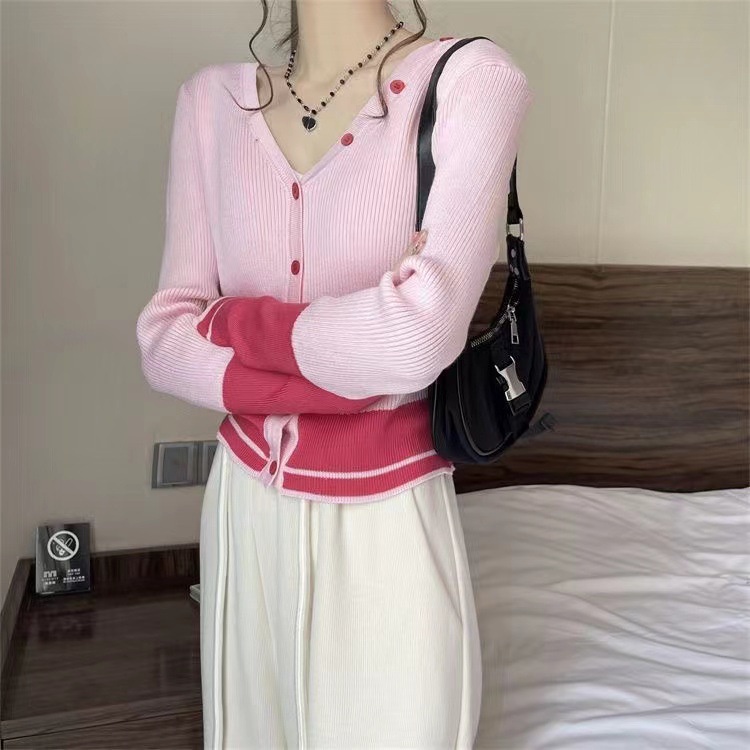 Cardigan Kiki Wanita Soft Knit Import - Kardigan Top Korea - Outer Rajut Wanita TM (5915)