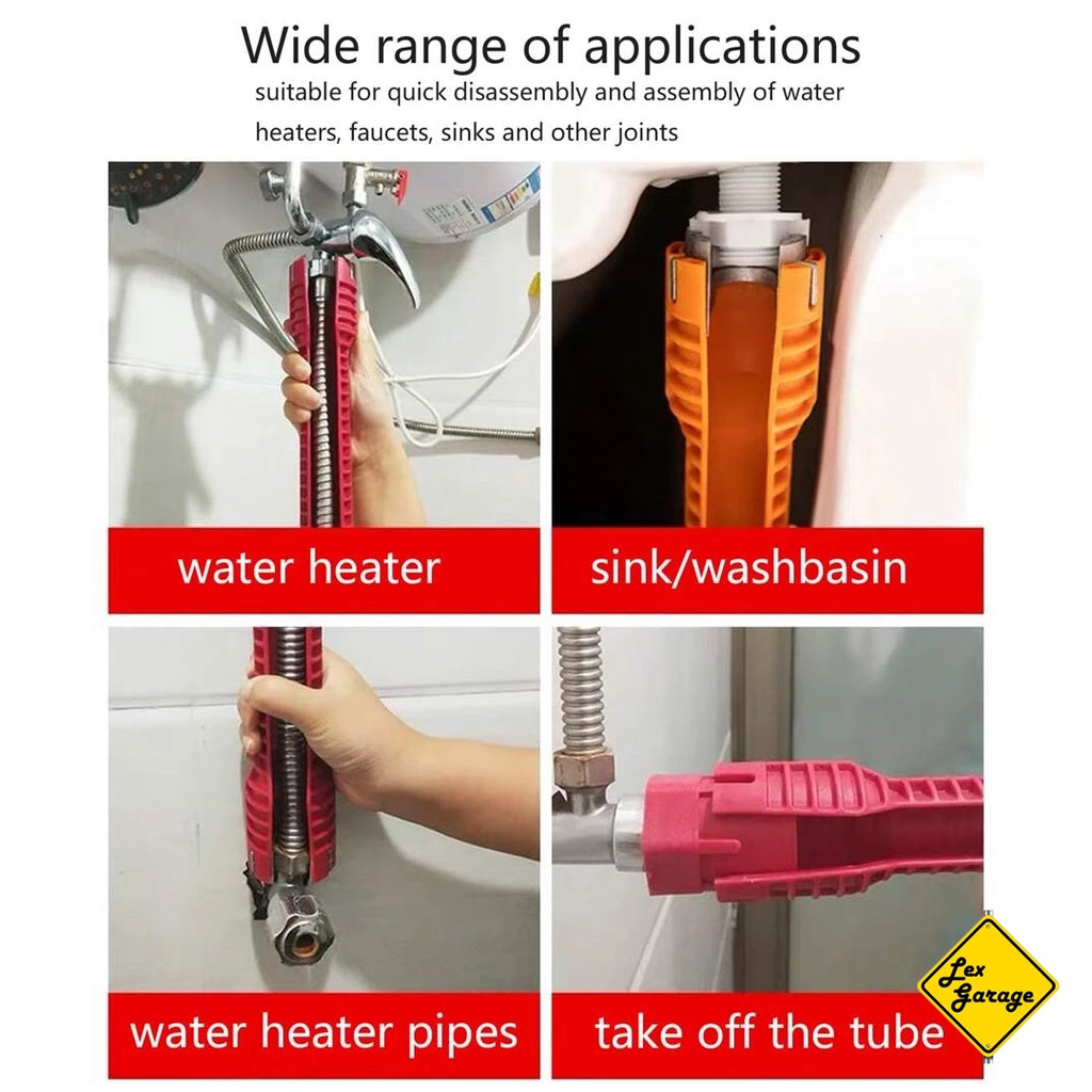 Kunci Pas Keran Kran Wastafel Sink Selang Pipa Flexible Fleksibel Air
