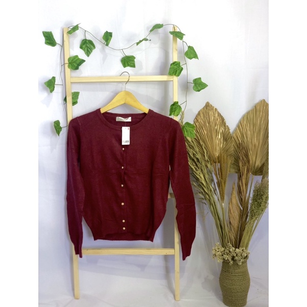 CardiganRajut & Cardigan Crop WanitaThrift