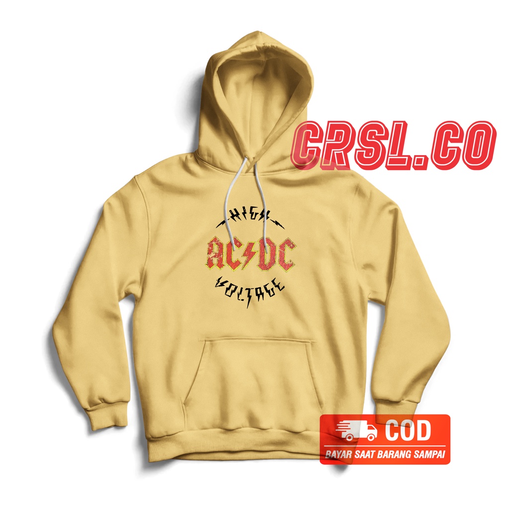 HOODIE ACDC PRIA WANITA UNISEX H&amp;M PREMIUM HOODIE SWEATER ACDC UNISEX KUALITAS ORIGINAL SIZE M-XXL // SWEATER ACDC