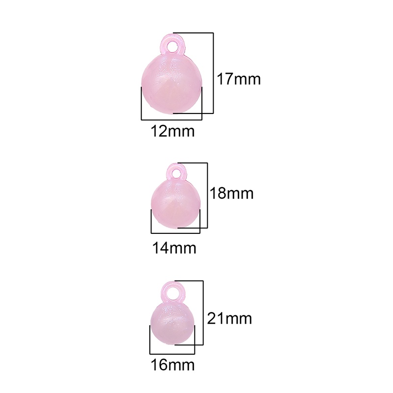 20pcs / Set Manik-Manik spacer Bahan Akrilik Untuk Membuat Perhiasan Gelang Diy