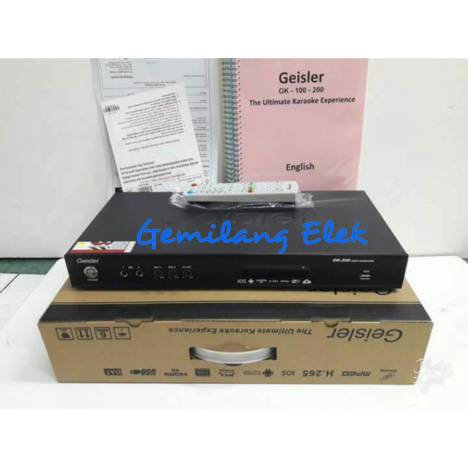 Dvd Dvd Player Karaoke Geisler Ok-200 Android