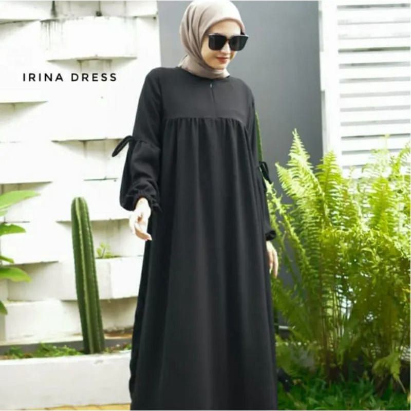 IRIANA DRESS/FASHION DRESS WANITA MATT CRINKEL AIRFLOW/GAMIS WANITA KEKINIAN