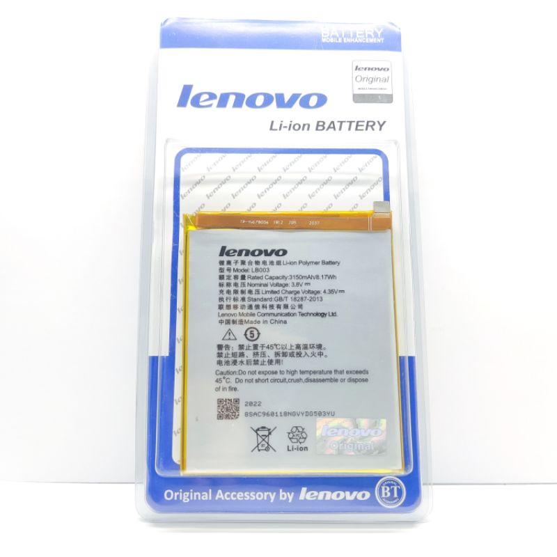 Baterai Batre Lenovo K3  K350 K350T Kode LB003 Original 100%