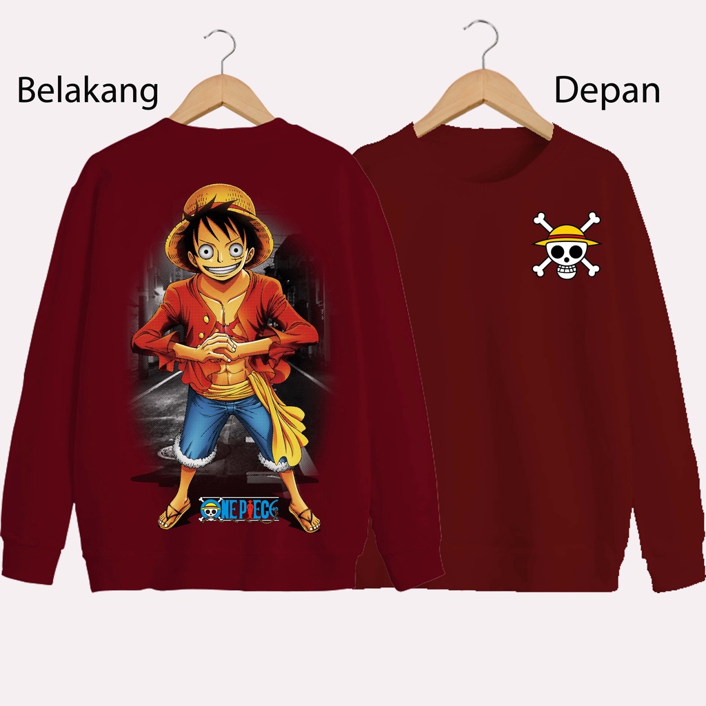 SWEATER UNISEX DB ONE PIECE 2 PRIA DAN WANITA SWEATER JUMBO