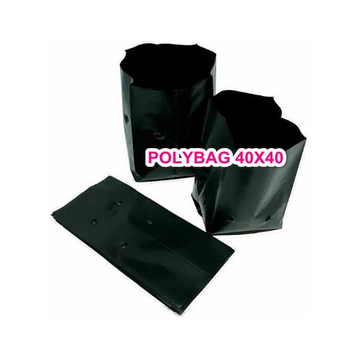 Plastik Polibag / polybag Hitam Kharisma 1 PACK ISI 250GRAM Ukuran 40 CM x 40 CM KUAT ORIGINAL