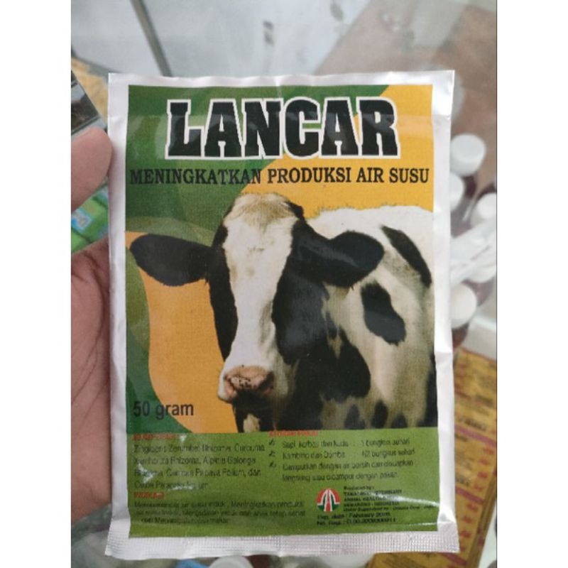 Lancar Obat Vitamin Pelancar Air Susu Sapi Kambing Domba