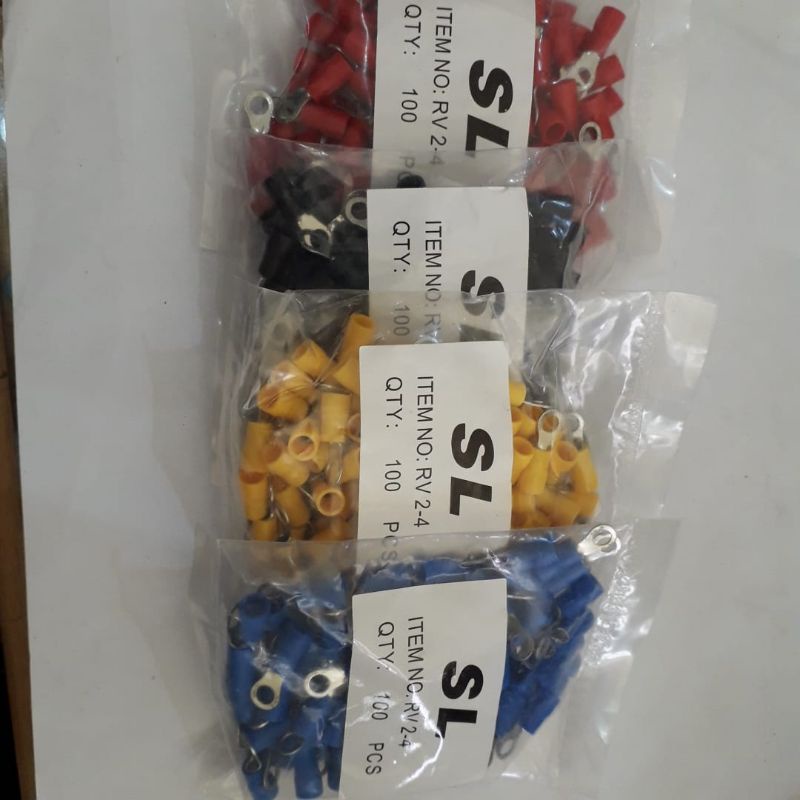 Kabel Skun Ring Isolasi Warna 2,5mm 2-4
