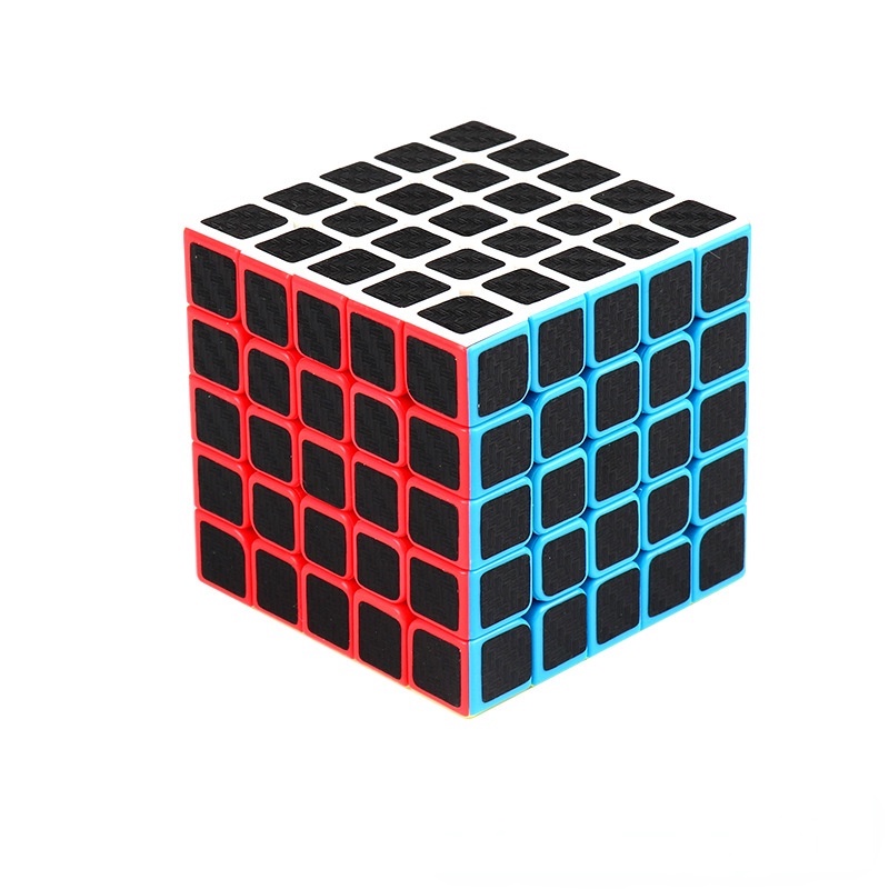 Mainan Edukasi Puzzle Kubus Rubik Profesional Bahan Serat Karbon Untuk Anak