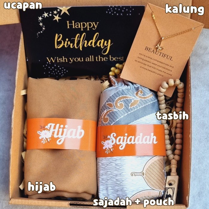 

(COD) hampers mukena / kado hijab / hadiah cewek - simple set