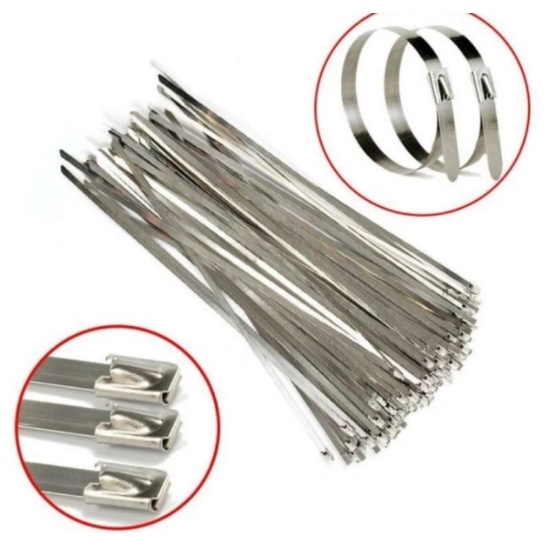 Cable Ties Stainless Ukuran 4,6 x 400/Kabel Ties Stainless 4,6 x 400