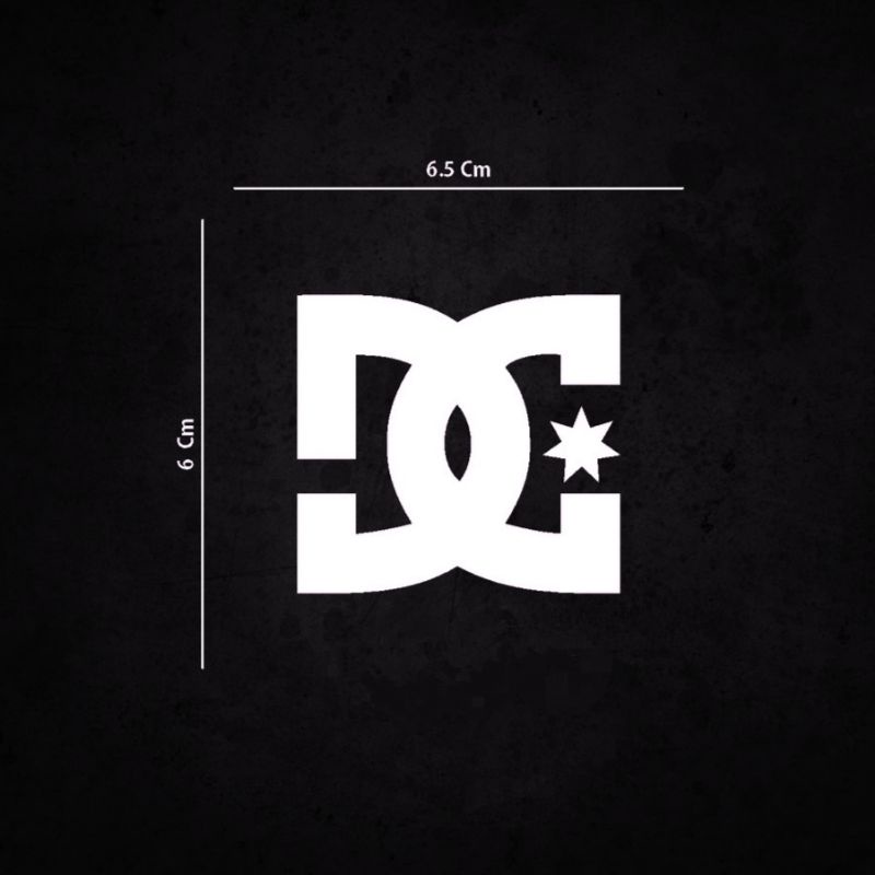 stiker DC shoes/Distro logo/cutting stiker