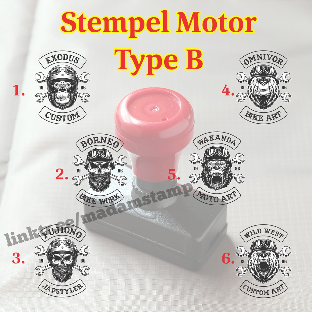 

stempel motor B nama toko bengkel sparepart servis cuci club motor otomatis murah