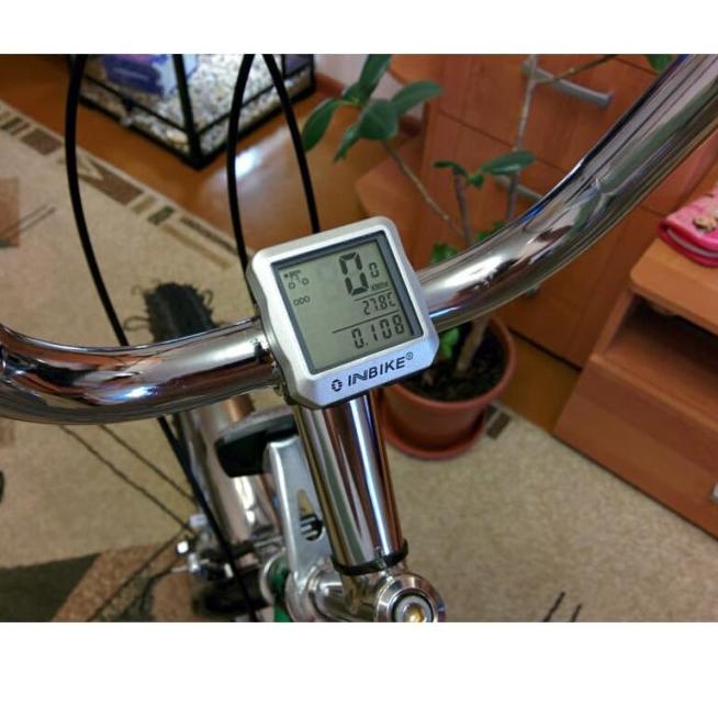 Inbike Speedometer Sepeda 14 Function LCD Display Bicycle