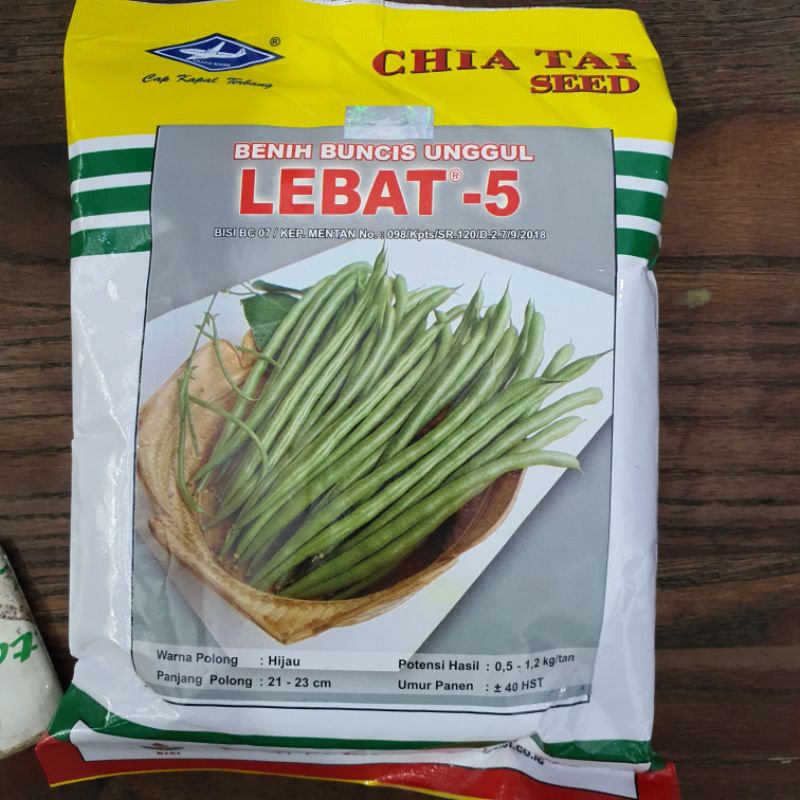 benih buncis lebat 5 kemasan 500 gram