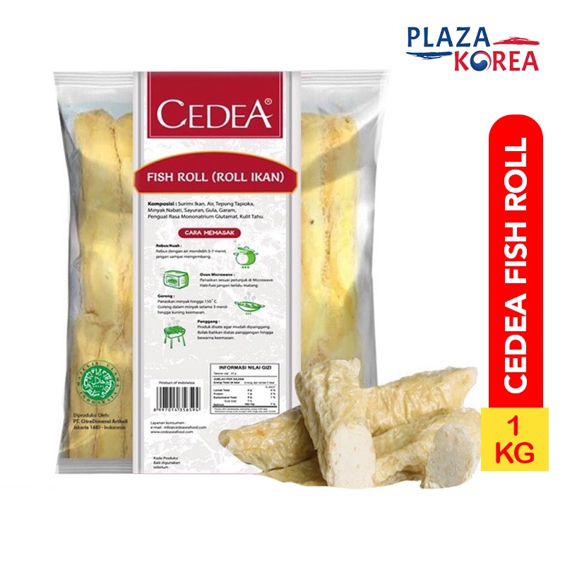 

CEDEA FISH ROLL 1 KG - IKAN GULUNG FROZEN FOOD LEZAT PRAKTIS