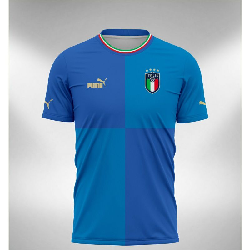 Jersey Italia Home 2022 2023 Italy Full Patch Nameset