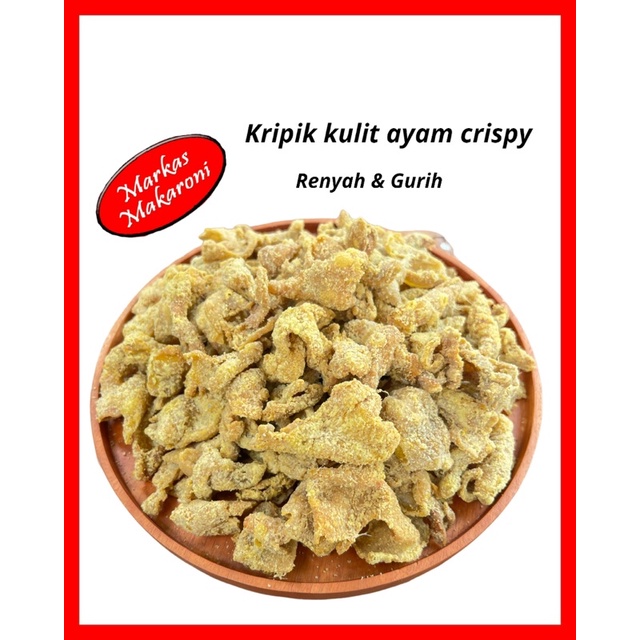 

kripik kulit ayam crispy 1kg